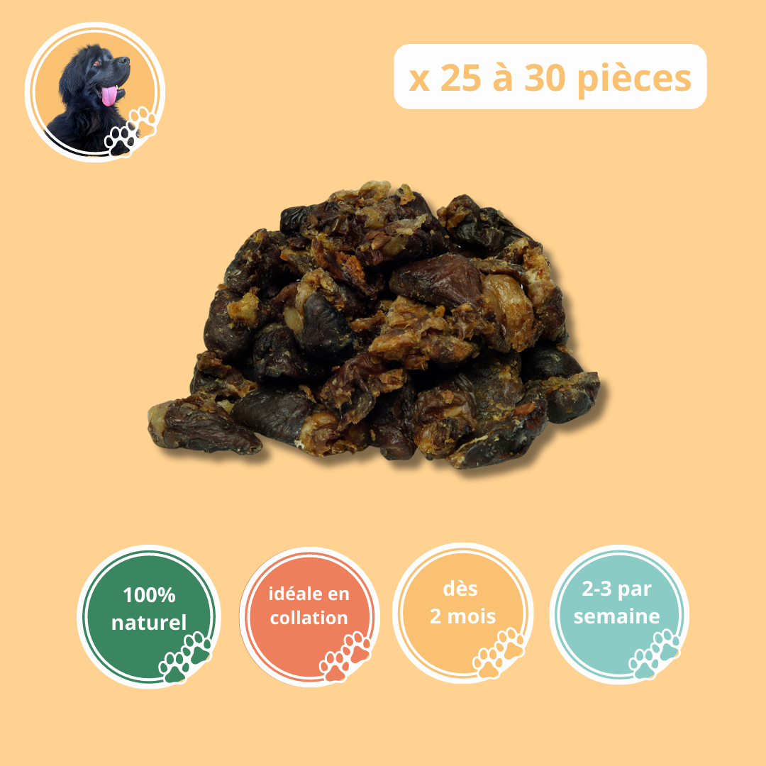 Coeurs de poulet (25 à 30 pièces) - Chien