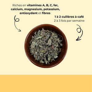Feuilles de mélisse séchées