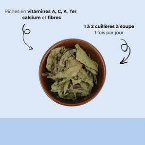 Feuille de plantain séchée