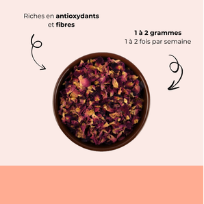 Pétale de roses séchée