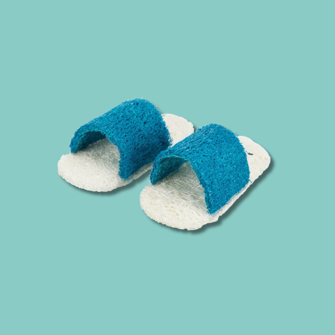 Sandales en luffa