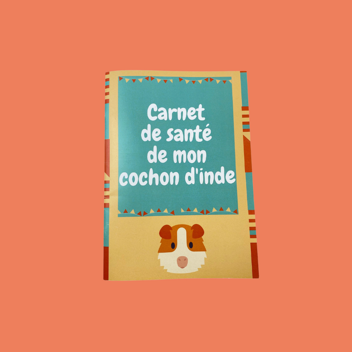 Carnet de santé cochon d'inde - hop-box.fr