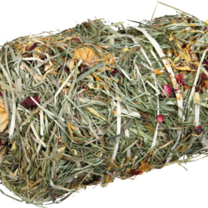 Bloc de foin aux fleurs - hop-box.fr